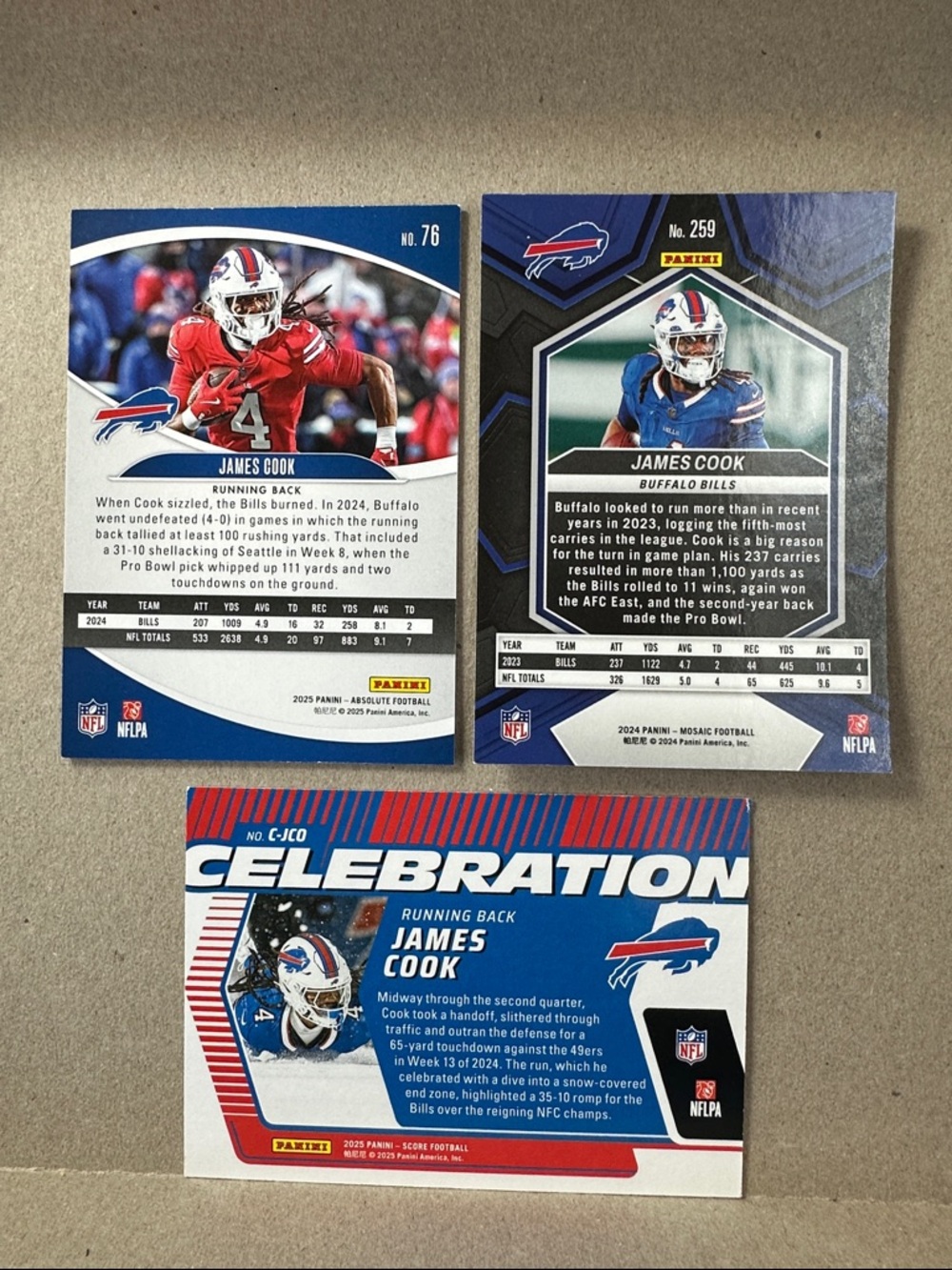Josh Allen Bills w/ James Cook, Hawes/Bosa Lot of 19 - Picture 13 of 15